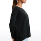 Pima Cotton Long Sleeves Boat Neck