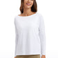 Pima Cotton Long Sleeves Boat Neck