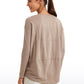 Pima Cotton Long Sleeves Boat Neck