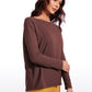 Butterluxe-Light Hip Length Back Hem Long Sleeves