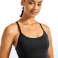 Speedy Seamless Built-in Bra Tank Y-back