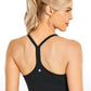 Speedy Seamless Built-in Bra Tank Y-back