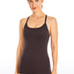 Speedy Seamless Built-in Bra Tank Y-back