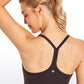 Speedy Seamless Built-in Bra Tank Y-back