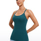 Speedy Seamless Built-in Bra Tank Y-back