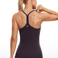 Speedy Seamless Built-in Bra Tank Y-back