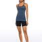 Speedy Seamless Built-in Bra Tank Y-back