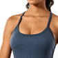 Speedy Seamless Built-in Bra Tank Y-back