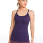 Speedy Seamless Built-in Bra Tank Y-back