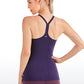 Speedy Seamless Built-in Bra Tank Y-back