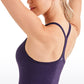 Speedy Seamless Built-in Bra Tank Y-back