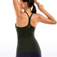 Speedy Seamless Built-in Bra Tank Y-back