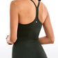 Speedy Seamless Built-in Bra Tank Y-back