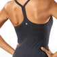 Speedy Seamless Built-in Bra Tank Y-back