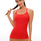 Speedy Seamless Built-in Bra Tank Y-back - Pure Color