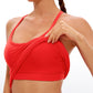 Speedy Seamless Built-in Bra Tank Y-back - Pure Color