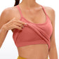 Speedy Seamless Built-in Bra Tank Y-back - Pure Color