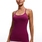 Speedy Seamless Built-in Bra Tank Y-back - Pure Color