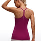 Speedy Seamless Built-in Bra Tank Y-back - Pure Color