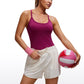 Speedy Seamless Built-in Bra Tank Y-back - Pure Color