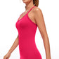 Speedy Seamless Built-in Bra Tank Y-back - Pure Color