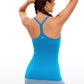 Speedy Seamless Built-in Bra Tank Y-back - Pure Color