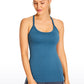 Speedy Seamless Built-in Bra Tank Y-back - Pure Color