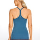 Speedy Seamless Built-in Bra Tank Y-back - Pure Color