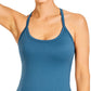 Speedy Seamless Built-in Bra Tank Y-back - Pure Color