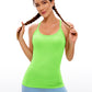 Speedy Seamless Built-in Bra Tank Y-back - Pure Color