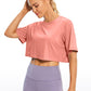 Pima Cotton Short Sleeves Cropped