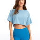 Pima Cotton Short Sleeves Cropped