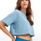 Pima Cotton Short Sleeves Cropped