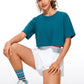 Pima Cotton Short Sleeves Cropped