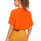 Pima Cotton Short Sleeves Cropped