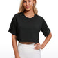 Lightweight Short Sleeves Cropped