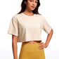 Lightweight Short Sleeves Cropped