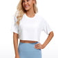 Lightweight Short Sleeves Cropped