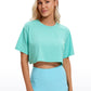 Lightweight Short Sleeves Cropped