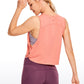 Pima Cotton Crop Tank Deep Armhole