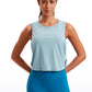 Pima Cotton Crop Tank Deep Armhole