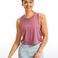 Pima Cotton Crop Tank Deep Armhole