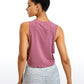 Pima Cotton Crop Tank Deep Armhole