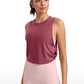 Pima Cotton Crop Tank Deep Armhole