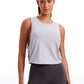 Pima Cotton Crop Tank Deep Armhole