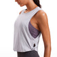 Pima Cotton Crop Tank Deep Armhole