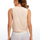 Pima Cotton Crop Tank Deep Armhole