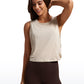 Pima Cotton Crop Tank Deep Armhole