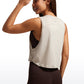 Pima Cotton Crop Tank Deep Armhole