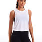 Pima Cotton Crop Tank Deep Armhole